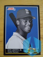 1991 Score Ken Griffey Jr The Franchise #858 Seattle Mariners
